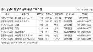 [Home&Dream]내년까지 300개社 입주… 판교테크노밸리, 오피스텔 시장 ‘들썩