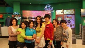 ‘근육녀’ 조혜련, 녹화 도중 스튜디오에 드러누워