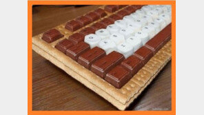 먹어도 되는 키보드 “쓸 수도 없고 먹기도 미안하네”