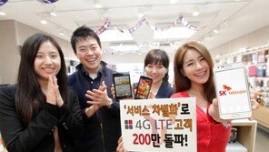 SKT, LTE 가입자 200만명 돌파