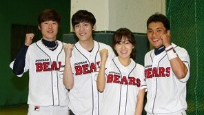 [포토] 박진희-존박,  ‘오늘 시구랑 시타 화이팅!’