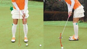 [르꼬끄골프와 함께 하는 김하늘의 실전 레슨] 임팩트후 공 떠난 지점에 시선고정 홀에 공이 떨어지는 소리를 들어라