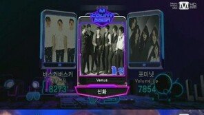 ‘컴백’ 신화, 엠카서 1위 “신화창조 감사해요”