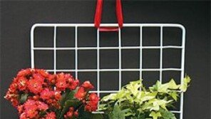 [O2/작은 정원, 큰 행복]싱크대용 철망-바구니로 화분 아파트 만들어 봐요