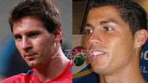 메시 위에…好날두