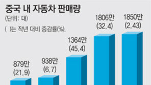 장밋빛 전망 중국 車시장이 레드오션?