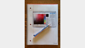 소름 돋는 낙서 “그림이야 사진이야 놀랍네”