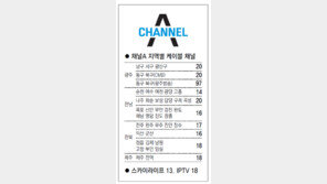 [광주/전남][전북][제주]채널A 지역별 케이블 채널