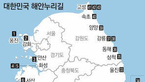 해안누리길 52景 열차로 떠나세요