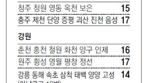 [강원][대전/충남][충북]채널A 지역별 케이블 채널