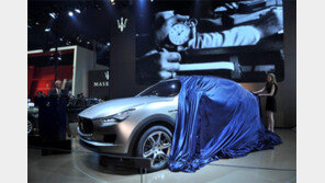 와! 진짜 럭셔리…마세라티 SUV '쿠뱅'