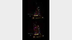 美 MIT 학생들, 대형건물로 테트리스 게임 만들어 화제