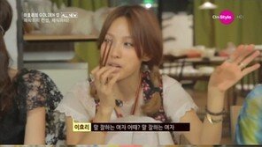 안혜경 “키 작은 남자가 좋냐”는 질문에 한숨만 푹푹 