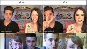 남자친구가 해준 화장 “내 얼굴에 다신 손대지마”