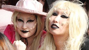 [SD포토] 야맘바 뺨치는 갸루화장… 레이디가가 내한공연