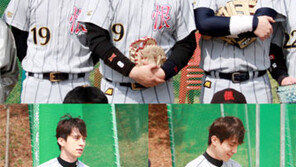 이동욱, 땀 흘리는 야구 경기서도 ‘빛나는 비주얼’