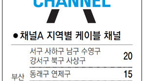 [부산/경남]채널A 지역별 케이블 채널