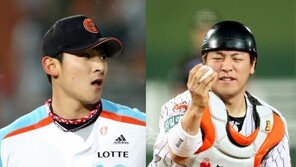 롯데 4월 선두 ‘최대성-강민호 전략’ 통했다