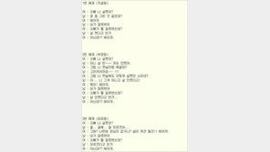 ‘오빠 나 살쪘어?’ 무슨말을 하든 결론은 ‘헤어져’