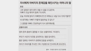 바쁜 아빠는 ‘없는 사람’ 간주… 엄마가 먼저 父존재감 일깨워줘야