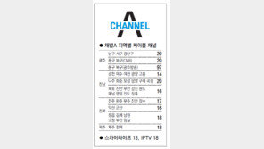 [광주/전남][전북][제주]채널A 지역별 케이블 채널