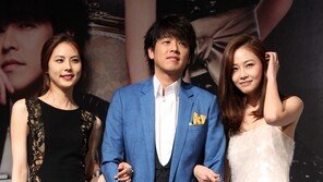 [SD포토] 박지윤-류시원-홍수현, 삼각관계