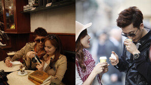 유진-기태영, 접착제라도 붙였니? 잠시도 안 떨어져