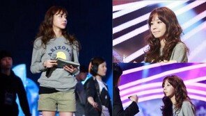 김아중 ‘백상’ 리허설 공개, “티셔츠+반바지에도 우월해”