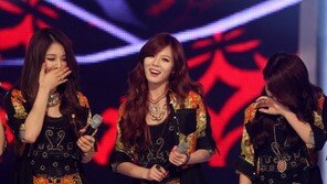 [포토] 포미닛 현아, 1위에 웃음이 절로 ‘아이 좋아!’