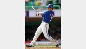 왼쪽 어깨 염증 이승엽 첫 결장