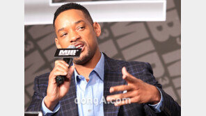 [SD포토] 윌스미스 “에너지 넘치는 이유는  배터리를 먹어서~”