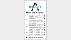 [부산/경남]채널A 지역별 케이블 채널