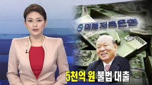 [뉴스A]“5000억 원 불법 대출” 미래저축銀 김찬경 회장 비리 점입가경