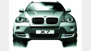 베일에 싸인 BMW X7, BMW 관계자에 따르면...