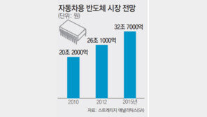 삼성전자 “車 전자제품 두뇌 차량용 반도체 본격 양산”
