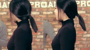 신수지 완벽 옆태, 허리-엉덩이 라인이 예술