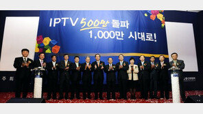 IPTV 3년 만에 가입자 500만 명…1000만 까지 얼마나 소요? 