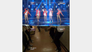 ‘뮤직뱅크’ 1초 방송사고, 웬 대기실 복도?