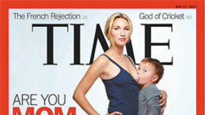 ‘4세 아들에게 젖 먹이는 엄마’ 타임誌 표지사진 선정성 논란