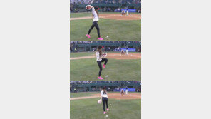 제시카 ‘패대기 시구’ 화제, “내가 다 민망하네”