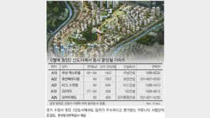 내달 4100여채 분양 동탄 2신도시, ‘5·10 부동산 대책’ 약발 주목