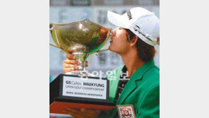 PGA 강등 설움 김비오, 국내무대서 훌훌∼