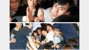 [통합진보, 정당 사상 최악 폭력]유시민 폭행 대학생들, 누군가의 지휘 받은 듯…