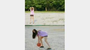 효민, 핫팬츠 입고 농구 ‘다리 부러질 듯’