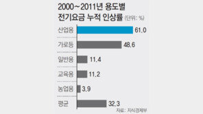 “전기료 또 올려? 공장 문 닫으란 말인가”