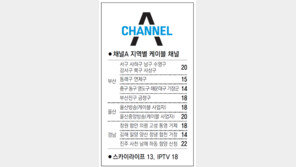 [부산/경남]채널A 지역별 케이블 채널