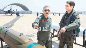 [광주/전남]전투지휘 비행 마친 한미 공군사령관
