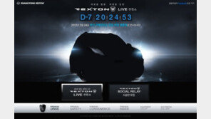 렉스턴 후속모델 ‘렉스턴W’로 차명 확정