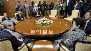 외교장관 만난 김영환 씨 어머니