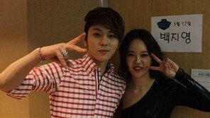 [스타 온라인] 백지영, 입 맞춘 ‘비스트’ 용준형과 다정 포즈